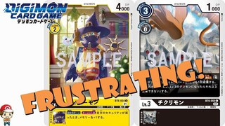 Chikurimon is the Weirdest Security Digimon Yet & Yellow Wizardmon! Frustrating New Digimon Cards!