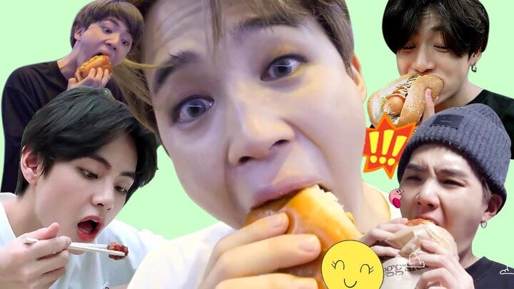 BTS  Is Hungry All The Time 🥗🥙🍜🍦
