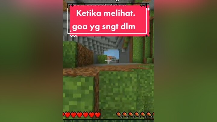 sebuah perbedaan goa minecraft minecraftindonesia