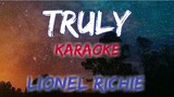 TRULY - LIONEL RICHIE (KARAOKE / INSTRUMENTAL VERSION)