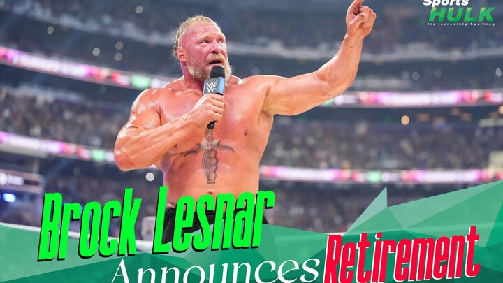 🐺💔 Brock Lesnar Retirement Tribute | Sports Hulk
