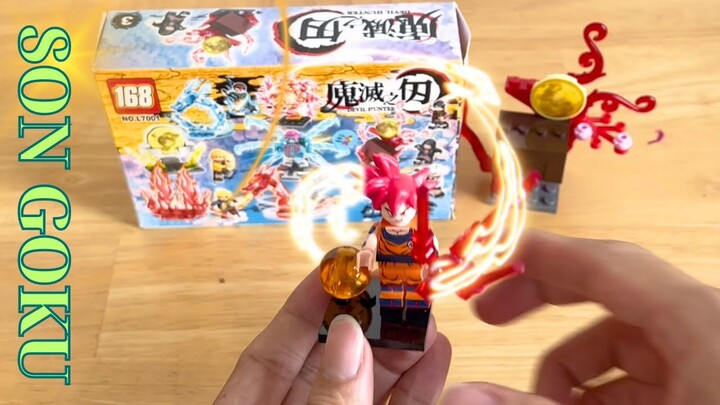 Mở hộp và lắp ráp lego son goku 7 viên ngọc rồng