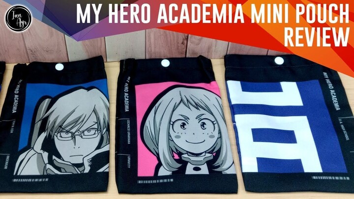 [ REVIEW ] My Boku no Hero Academia 僕のヒーローアカデミア Mini Pouch All Might オールマイト Ochaco 麗日 お茶子 Iida 飯田天哉