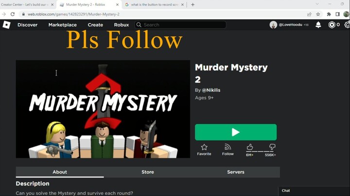 playing MM2 And More