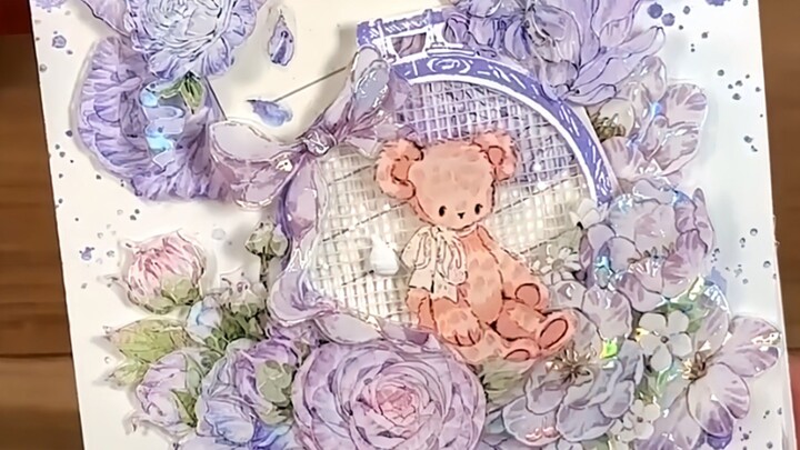 ASMR - Journaling with me - Purple Bear🧸💜