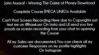 John Assaraf Course Winning The Game of Money Download