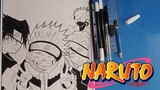 Naruto, Sasuke, Sakura, Kakashi - Naruto Kecil (SPEED DRAWING)