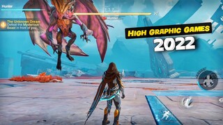 Top 10 Android Games With High Graphics 2022 HD || OFFLINE & ONLINE