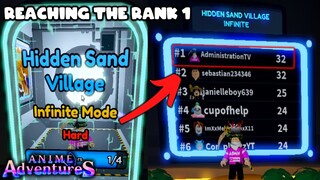 Becoming The TOP 1 GLOBAL in Hidden Sand Village (wave 32 Duo) | Anime Adventures ROBLOX
