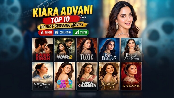 Kiara Advani's Top 10 Highest Grossing Movies 2026