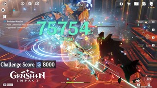 Energy Amplifier Initiation New Event - Twisted Realm 8000 Score Gameplay Genshin Impact