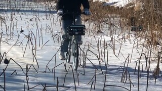 เพื่อนกลุ่มทางใต่ดันจะขี่บนน้ำแข็ง