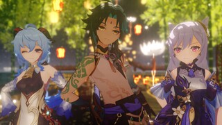 [ Genshin Impact /MMD] Emperor Fan Club [Ganyu/Xiao/Keqing]