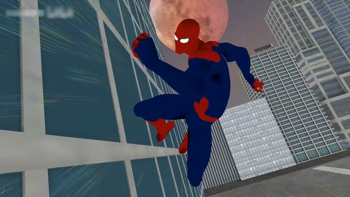 [Maya Animation] Animation practice, Spider-Man is so cool and awesome! ! ! Ah~ Go~~~