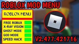 Roblox Mod Menu V2.477.421716 With 65 Features Updated No Banned Working In All Servers!!!