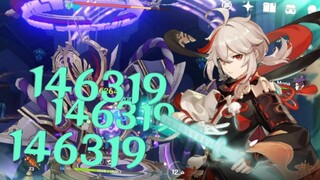 F2P:-C0 Kazuha DPS 146k Damage Showcase | Best kazuha build...[GENSHIN IMPACT]