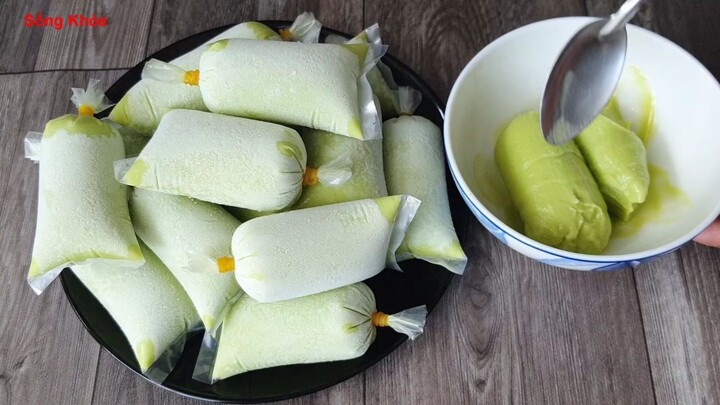 Cách làm Kem Túi Bơ mềm mịn thơm ngon béo ngậy