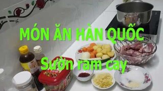 MÓN ĂN HÀN QUỐC: SƯỜN RAM CAY