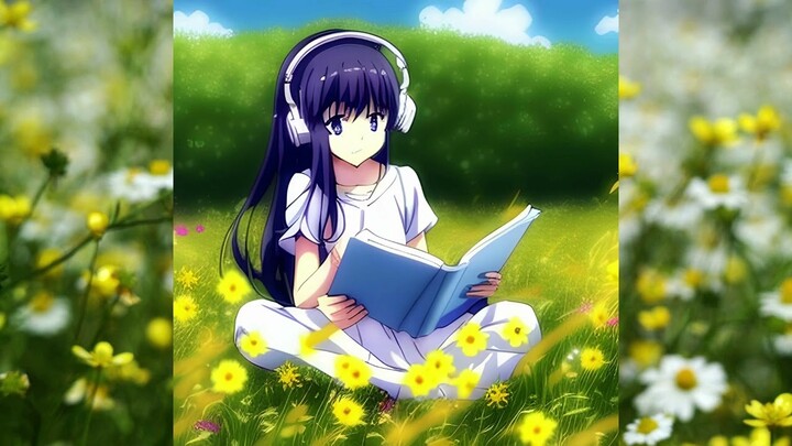 LISTEN READ RELAX, lofi, chillhop, instrumental, relax, study, work, sleep #music #chill #girl #lofi