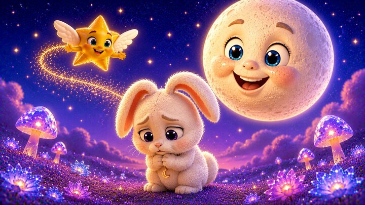 🌟 Mira, Dino & The Magical Star Saving Moon Rabbit's Glow ✨🐰🦕Bedtime Stories For Kids
