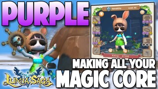 BUYING PURPLE MAGIC CORE YOU NEED USING HERO EMBLEM - LUMIA SAGA