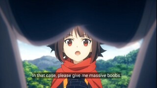 "Please give me massive boobs"