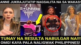 Anne Jakrajutatip ISINIWALAT ang Katotohanan sa Pagkaka LIGWAK ni Celeste Cortesi sa Miss Universe