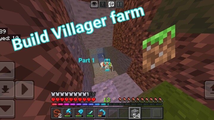 Build Villager Farm minecraft part 1