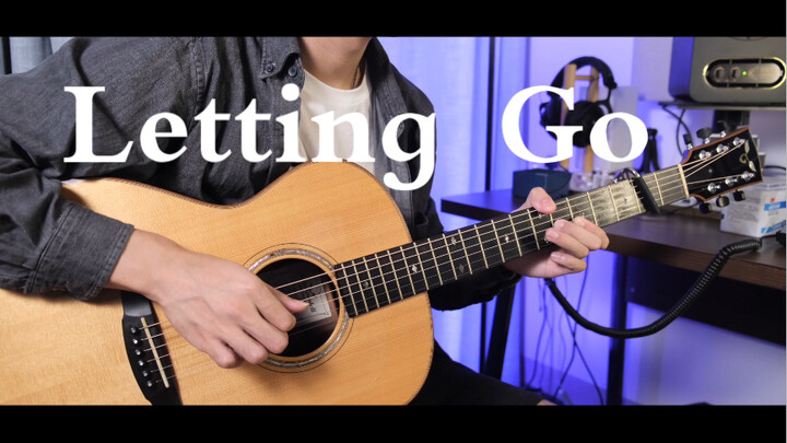 【有谱】蔡健雅《Letting Go》指弹吉他改编 2:43间奏高还原！