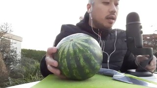 ASMR Sweet & Juicy Watermelon 🍉 Eating Sounds