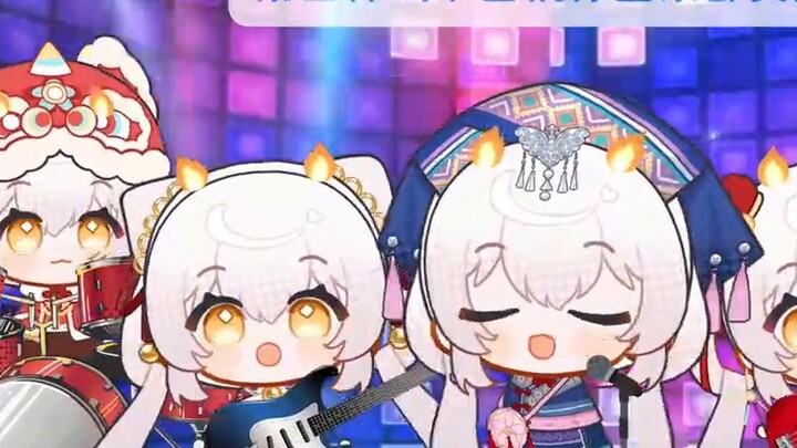 ⭐Zhuang Girls Band⭐ Sebuah band yang terdiri dari lima gadis lolita imut dari Guangxi telah debut!!!