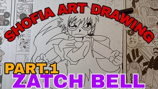 drawing anime ZATCH BELL
