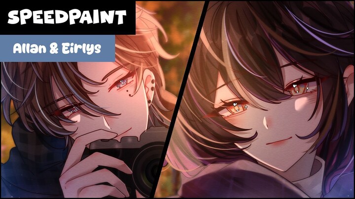 SPEEDPAINT_Original Characters_Allan & Eirlys