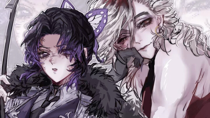 This is my OC: the handsome Itadori Yuji and the cute Dainenji Touka.
