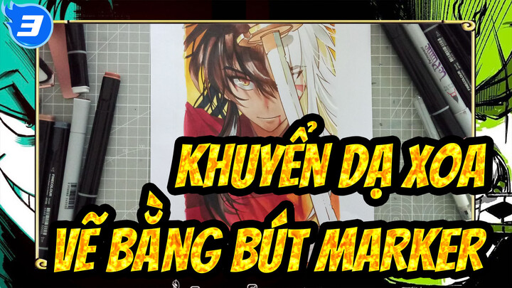 [Khuyển Dạ Xoa] Vẽ Inuyasha bằng bút marker_3