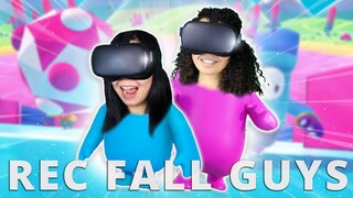 FALL GUYS IN REC ROOM IS FUN & FREE! - Oculus Quest Gameplay & How-To Play