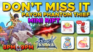 DON'T MISS IT: PAYON PHANTOM THIEF (MINI RIFT) EVENT - RAGNAROK MOBILE