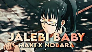 「Jalebi Baby X Levitating 🎶💫」Nobara X Maki「AMV/EDIT」4K