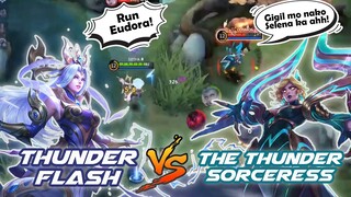 BATTLE OF MAGES : SELENA VS EUDORA 🤣😁 | SELENA GAMEPLAY | MOBILE LEGENDS