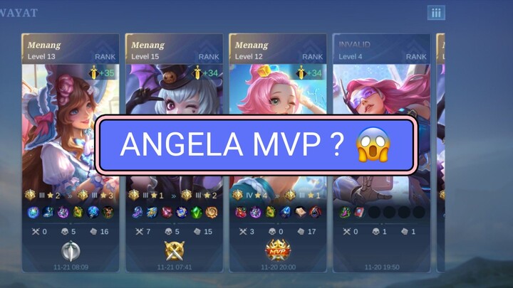 ANGELA MVP ? 😱