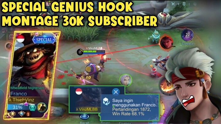 SPECIAL 30K SUBSCRIBER l THE GENIUS HOOK PREDICTION - MOBILE LEGENDS