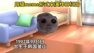 【猫meme】形式来演绎田柾国