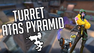 Turret KILLJOY Diatas PYRAMID | VALORANT Indonesia #shorts