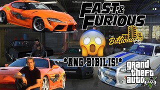 FAST AND FURIOUS CARS NASA BILLIONAIRE CITY NA! (SOBRANG LUPET PERO SOBRANG MAHAL) | GTA 5 RP