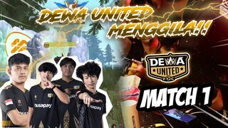 DEWA UNITED VS EVERBODY MATCH 1 LANGSUNG MEBGGILA CUY!!! FINAL FFML SEASON 8!!!