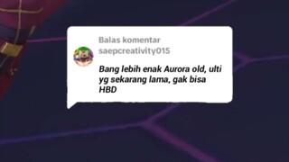 Menurut kalian lebih enak Aurora old atau revamp nih ? #aurorarevamp #Bestofbest #Bstationmlbb