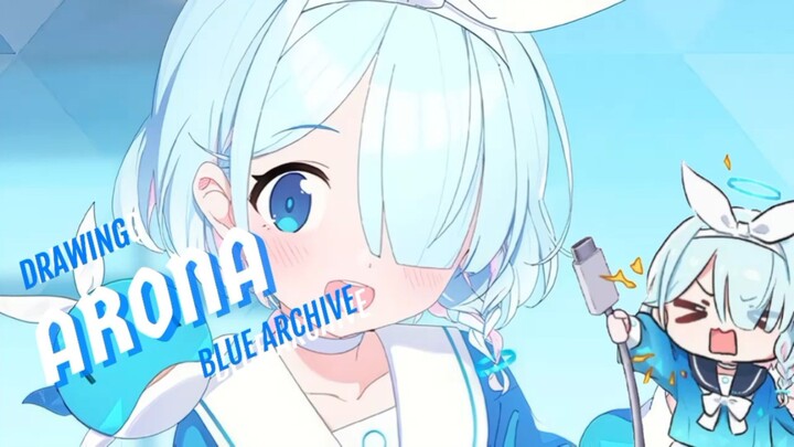 DRAWING ARONA🩵|| BLUE ARCHIVE