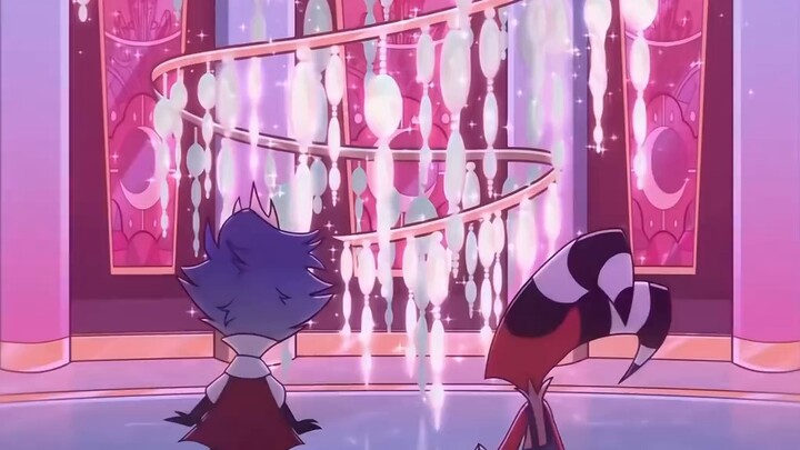 "Same scene, same two demons, different things"