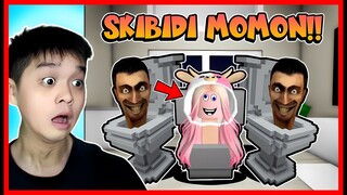 MOMON BERUBAH MENJADI SKIBIDI TOILET !! Feat @sapipurba Roblox