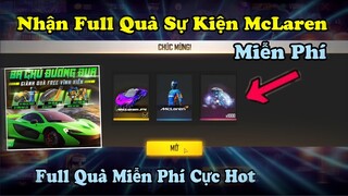 [FREE FIRE] Cách Nhận Full Quà Sự Kiện Bá Chủ Đường Đua McLAREN Miễn Phí Quà Cực Chất